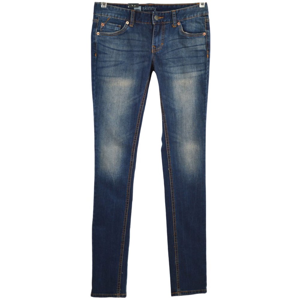 MOSSIMO Skinny Jeans Size 4 L Fit 3 Medium Vintage Wash NWT